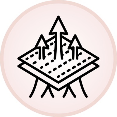 Breathable mesh icon