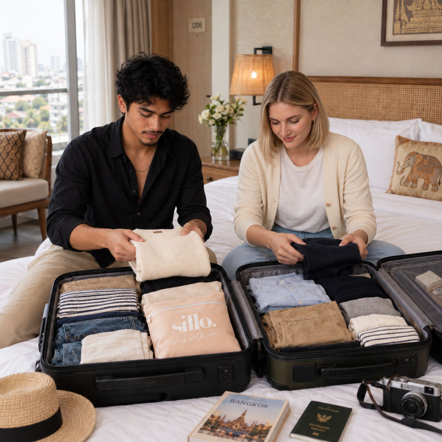Sillo Care delicate laundry mesh wash bags keeps your most worn pieces organized in your suitcase and ready to wash safely in any machine, so you never have to choose between packing light and protecting what matters.