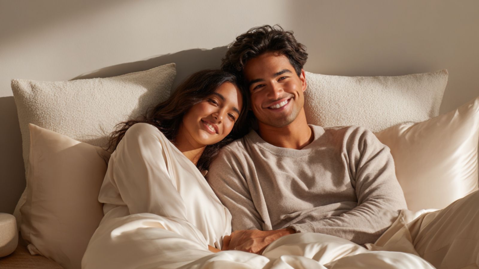 Sillo silk pillowcases light champagne made to support sensitive, reactive skin while caring for hair prone to frizz and breakage.