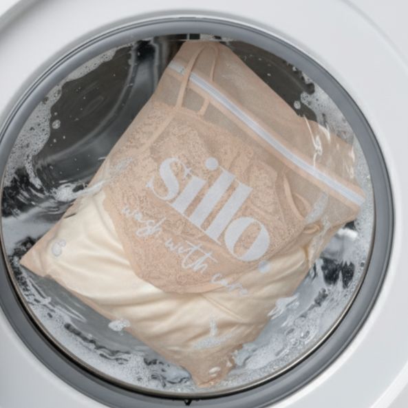 Sillo Care 2-Pack breathable mesh laundry wash bags, allow full water and detergent flow for a gentle, thorough clean. Prevent buildup and stiffness while keeping undergarments, delicates, socks, and activewear soft and damage-free after washing.
